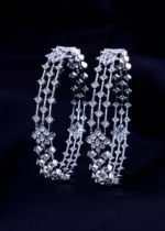Diamond Mist Bangles (Silver) BAN001966