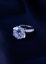 Diamond Mist German Silver Ring (Silver) RING02276 - Image 2