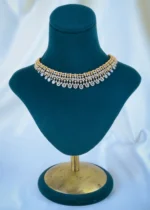 Diamond Shimmer Necklace Set (Yellow Gold) NEC001091 - Image 2