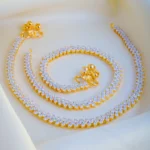 Diamond Shimmer Payals (Yellow Gold) ANK000929