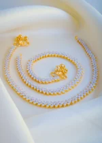 Diamond Shimmer Payals (Yellow Gold) ANK000929