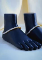 Diamond Shimmer Payals (Yellow Gold) ANK000929 - Image 2