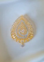 Diamond Shimmer Pear Pendant Set (Yellow Gold) PSET01340 - Image 3