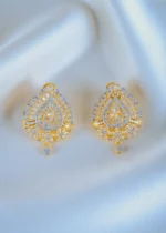 Diamond Shimmer Pear Pendant Set (Yellow Gold) PSET01340 - Image 4