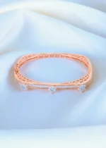 Diamond Sleek Pacheli Bracelet (Rose Gold) BRA001252 - Image 2