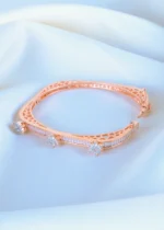 Diamond Sleek Pacheli Bracelet (Rose Gold) BRA001252 - Image 3