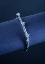 Diamond Sleek Pacheli Bracelet (Silver) BRA001254