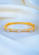 Diamond Sleek Pacheli Bracelet (Yellow Gold) BRA001253 - Image 2