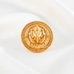 Divine Ganesha Coin Ring (Yellow Gold) RING02501