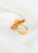 Divine Ganesha Coin Ring (Yellow Gold) RING02501 - Image 3