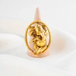 Divine Ganesha Sculpture Ring (Yellow Gold) RING02480