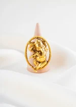Divine Ganesha Sculpture Ring (Yellow Gold) RING02480