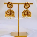 Divya Kruti Jhumka (Antique Gold) EAR002095