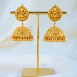 Divya Lakshmi Jhumkas (Antique Gold) EAR001779