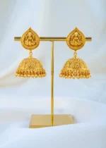 Divya Lakshmi Jhumkas (Antique Gold) EAR001779