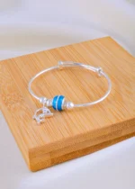 Dolphin Delight Baby Bangle (Silver) BABY01862 - Image 2