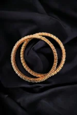 Double Line Marquise Bangles (Rose-Gold) BAN000414 - Image 2