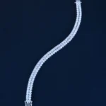 Double Line Tennis Bracelet (Silver) BRA001125