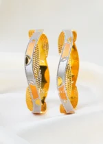 Dual Plated  Gold Plated Bangles- BAN002753