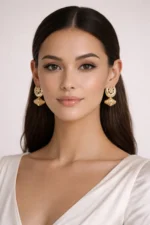 Moonlit Mandala Dangler (Yellow Gold) EAR002514