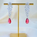Elara Ruby Shine (Silver) EAR001776