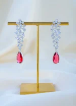 Elara Ruby Shine (Silver) EAR001776