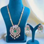 Elephant Moissanite Polki Set (Yellow Gold) NEC000871
