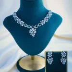 Elevated Emerald Green Set (Silver) NEC000895