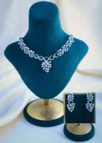 Elevated Emerald Green Set (Silver) NEC000895