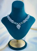 Elevated Emerald Green Set (Silver) NEC000895 - Image 2