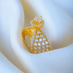 Elevated Solitaire Band (Yellow Gold) RING01214