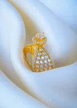 Elevated Solitaire Band (Yellow Gold) RING01214