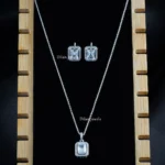 Elora Grace Necklace Set (Silver) NEC002566
