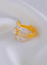 Elysian Spark Solitaire Ring (Yellow Gold) RING01952 - Image 2