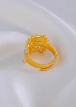 Elysian Spark Solitaire Ring (Yellow Gold) RING01952 - Image 3