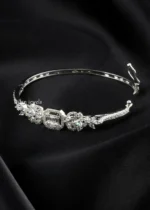 Emerald Bloom Bracelet (Silver) BRA002560 - Image 3