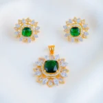 Emerald Bloom Set (Yellow Gold) PSET01766