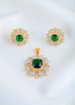 Emerald Bloom Set (Yellow Gold) PSET01766