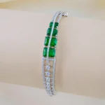 Emerald Dusk Bracelet (Silver) BRA001790