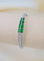 Emerald Dusk Bracelet (Silver) BRA001790