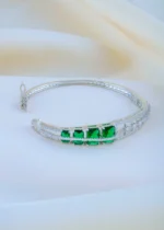 Emerald Dusk Bracelet (Silver) BRA001790 - Image 3