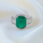 Emerald Empress Ring (Silver) RING01617