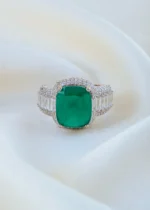 Emerald Empress Ring (Silver) RING01617
