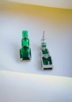 Emerald Green Classic Set (Silver) NEC000902 - Image 3