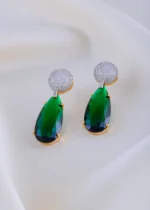 Emerald Luxe Drops (Yellow Gold) EAR002043 - Image 2