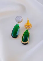 Emerald Luxe Drops (Yellow Gold) EAR002043 - Image 3