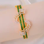 Emerald Radiance Bracelet (Yellow Gold) BRA001886