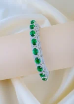 Emerald Royale Cuff (Silver) BRA001830