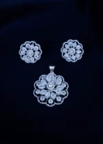 Eterna Flora Pendant Set (Silver) PSET01735