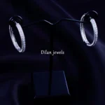 Eterna Glow Hoops (Silver) EAR002126